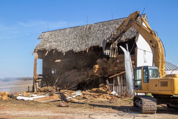 Barn Demolition in Fairfield